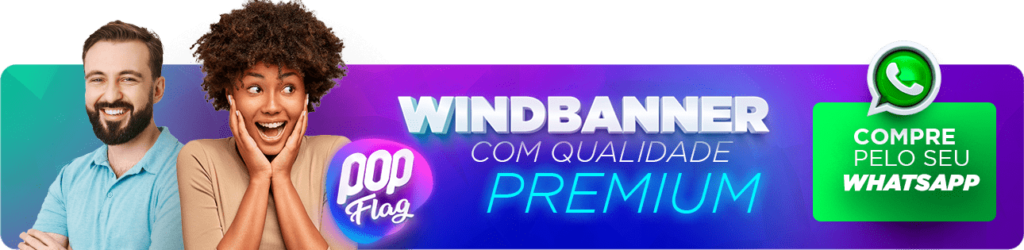 Wind Flags com qualidade premium